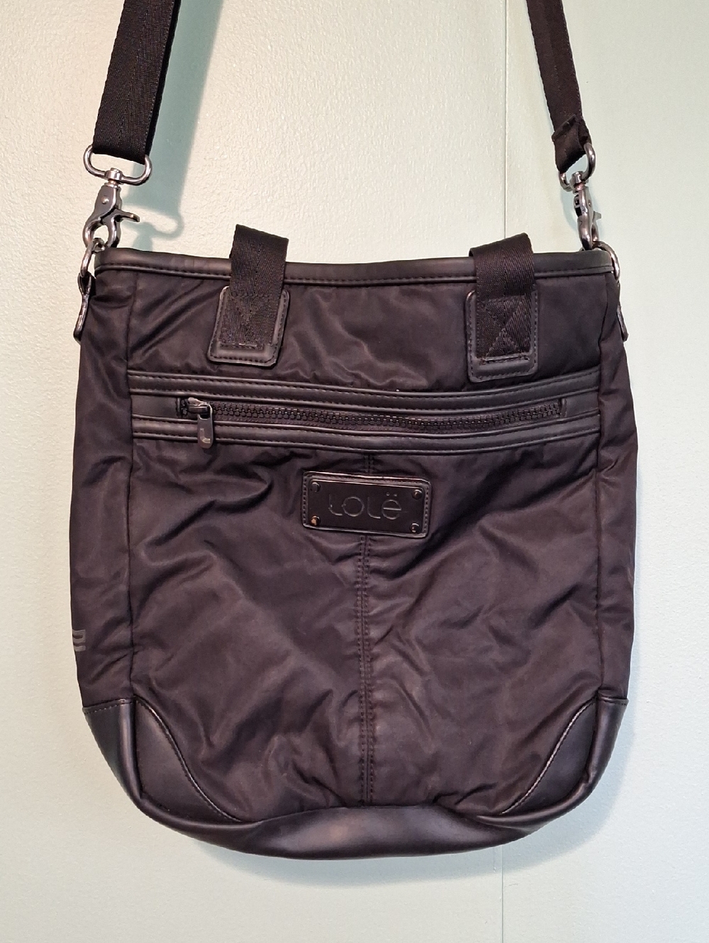 Lole Black Side Slung Purse - Picture 2 of 6
